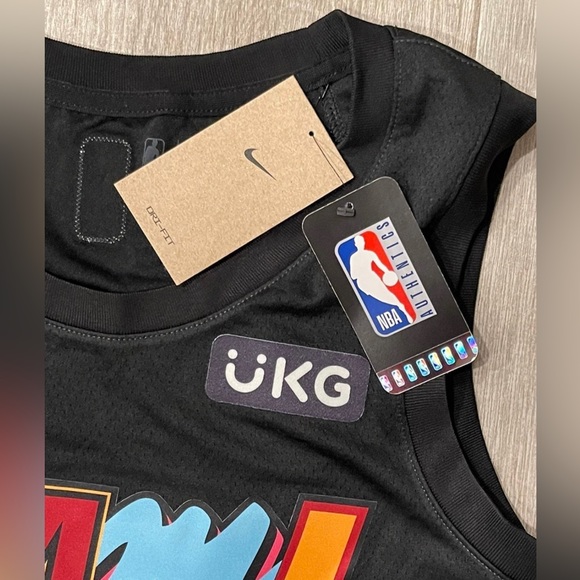 Bam Adebayo Nike Miami Heat Mashup Black Swingman Jersey Vice Classic Size XL - Picture 6 of 13